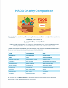 Empire's MACC Charity Competition rules